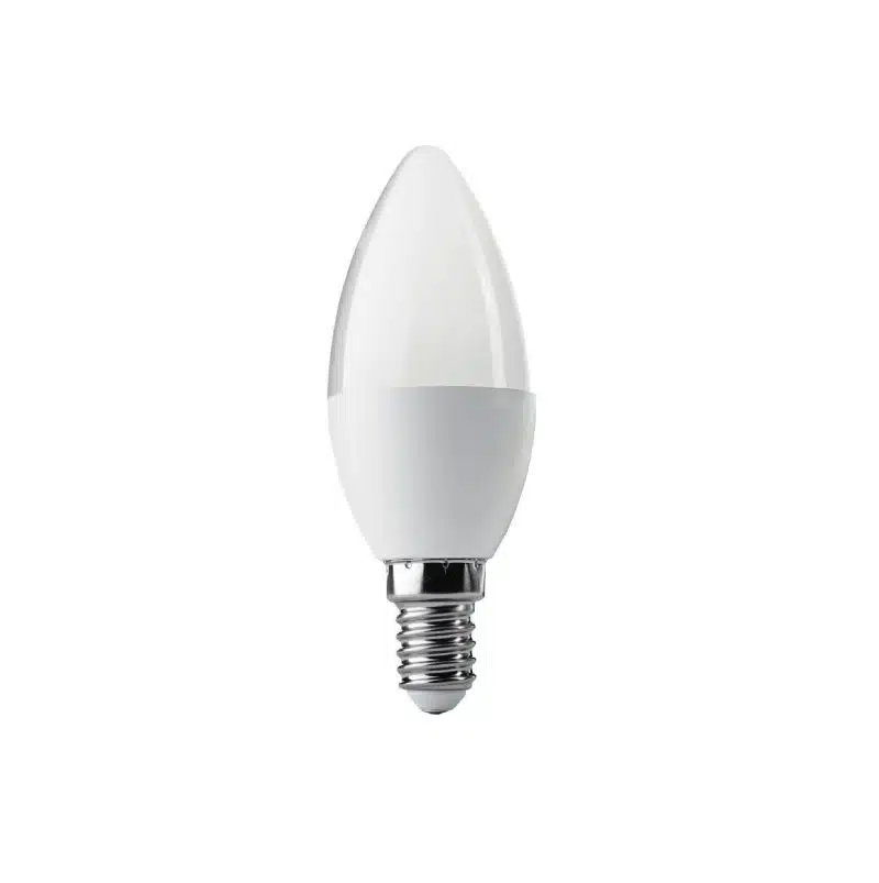 Ampolleta Vela C37 E14 5W Luz Cálida Megabright