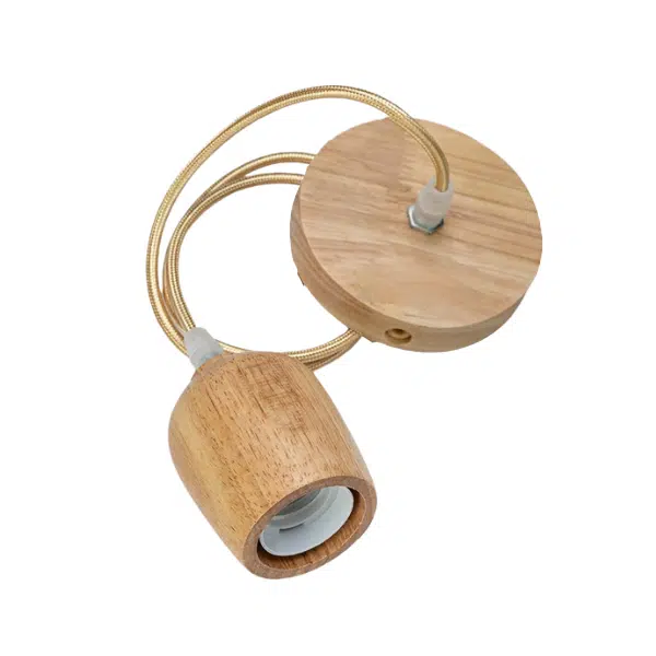 Soquete Para E27 De Madera Beteigeuze Iii