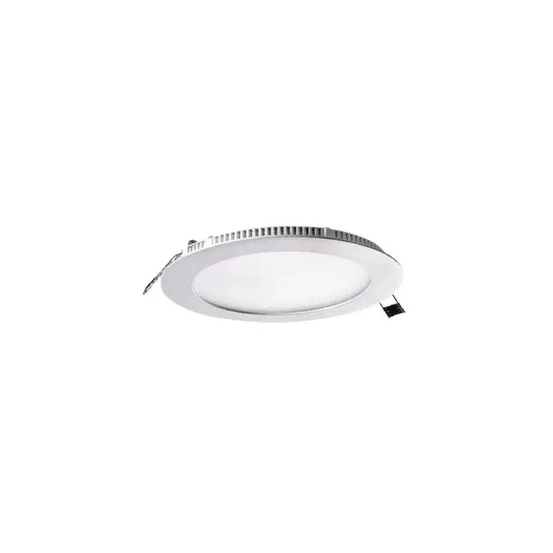 Plafón Embutido Redondo 12W  Luz Fría Faretto