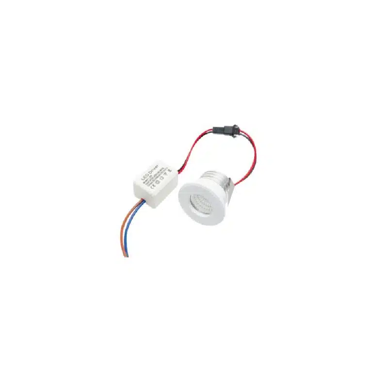 Embutido Blanco 1W Luz Fría Fija - Imagen 2