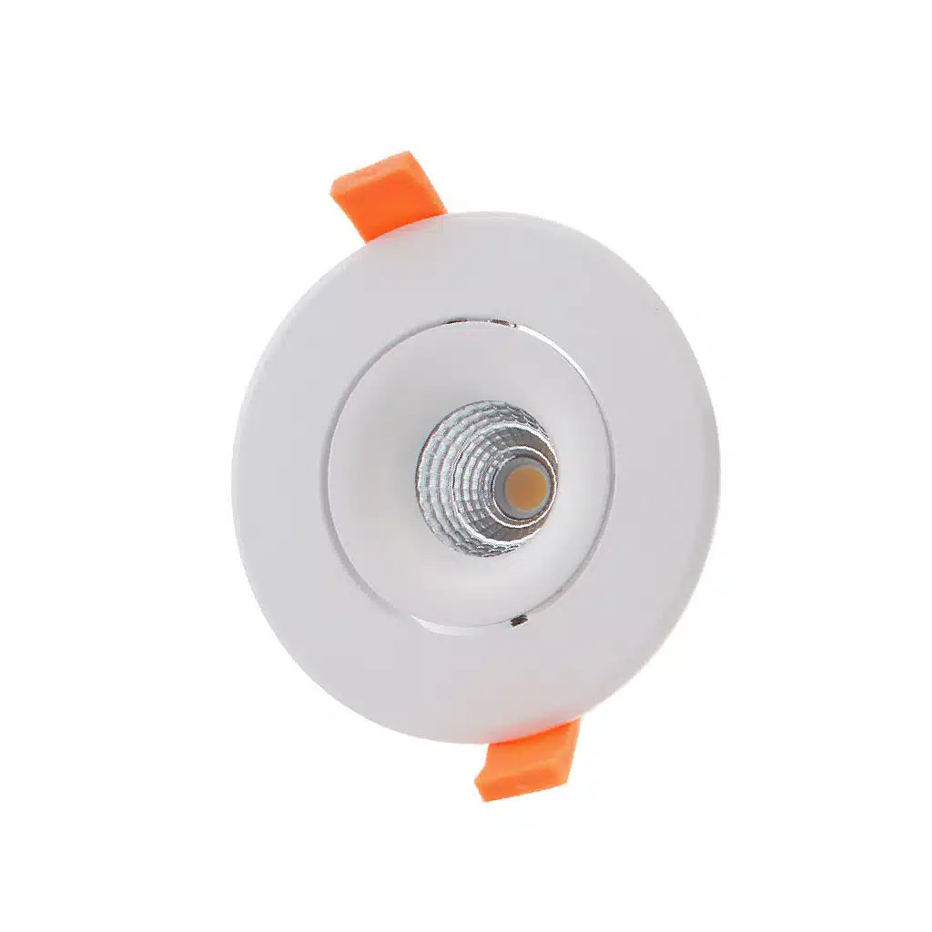 Embutido Blanco 7W Luz Cálida Dirigible