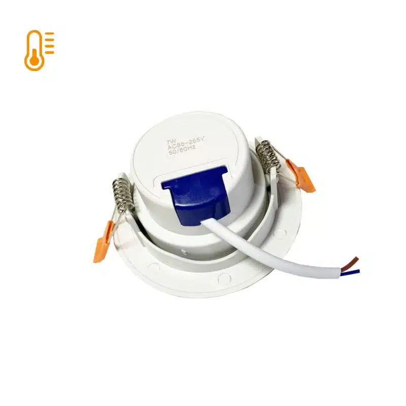 Embutido Blanco 7W Luz Cálida Dirigible - Imagen 2