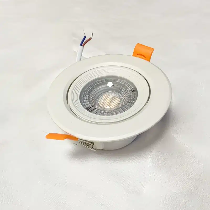 Embutido Blanco 7W Luz Cálida Dirigible - Imagen 3