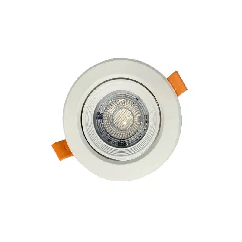 Embutido Blanco 7W Luz Cálida Dirigible - Imagen 4