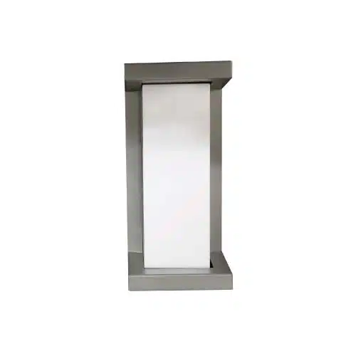 Aplique Muro Vertical Gris 10W Luz Neutra