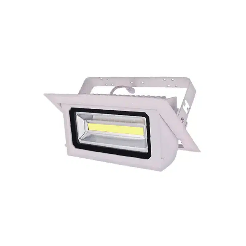 Embutido Cob Retraído Rectangular Para Cielo 30W Luz Neutra
