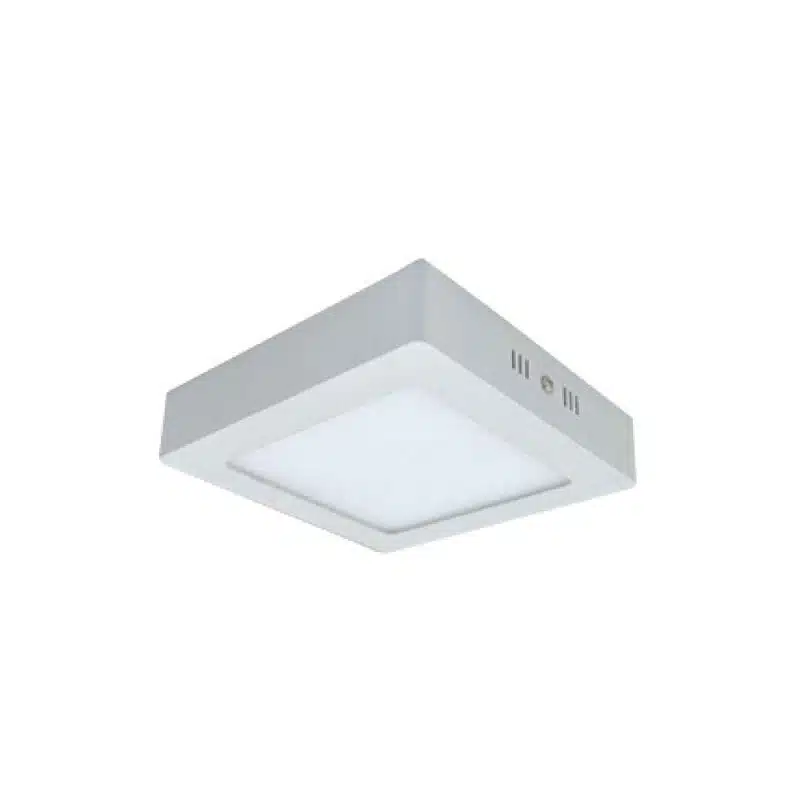 Plafón Sobrepuesto Cuadrado 12W Luz Cálida Lumex