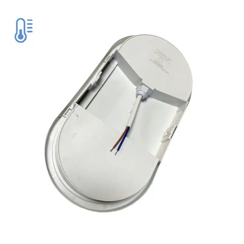 PLAFÓN SOBREPUESTO OVALADO BLANCO 20W IP54 LUZ FRÍO - Imagen 2