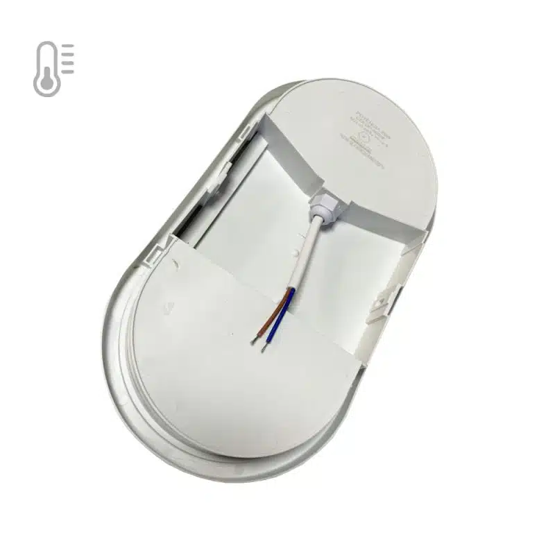 Plafón Sobrepuesto Ovalado Blanco 20W Ip54 Luz Neutro - Imagen 2