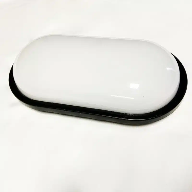 Plafón Sobrepuesto Ovalado Negro 20W Ip54 Luz Fría - Imagen 3