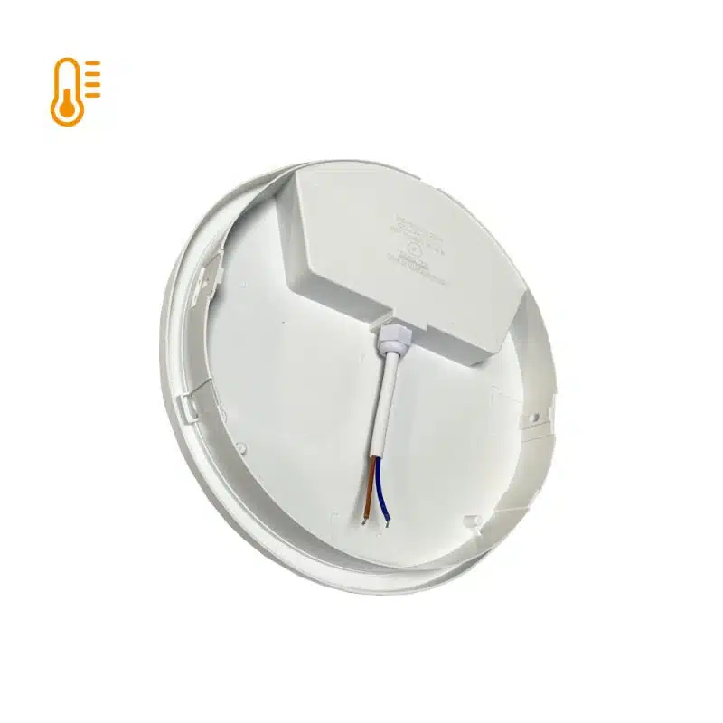 Plafón Sobrepuesto Redondo Blanco 20W Ip54 Luz Cálido - Imagen 2