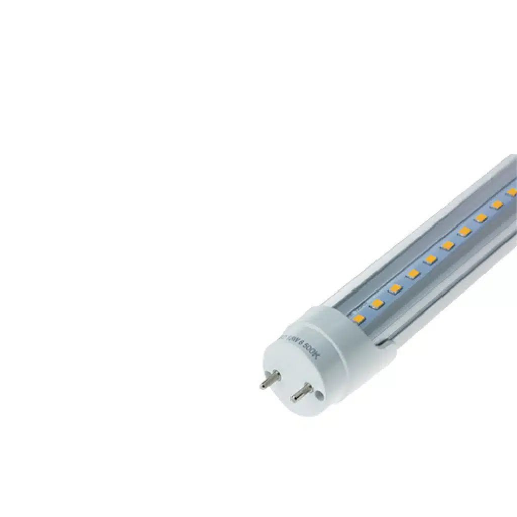 Tubo Led Poli/Aluminio Transparente T8 120Cm 18W