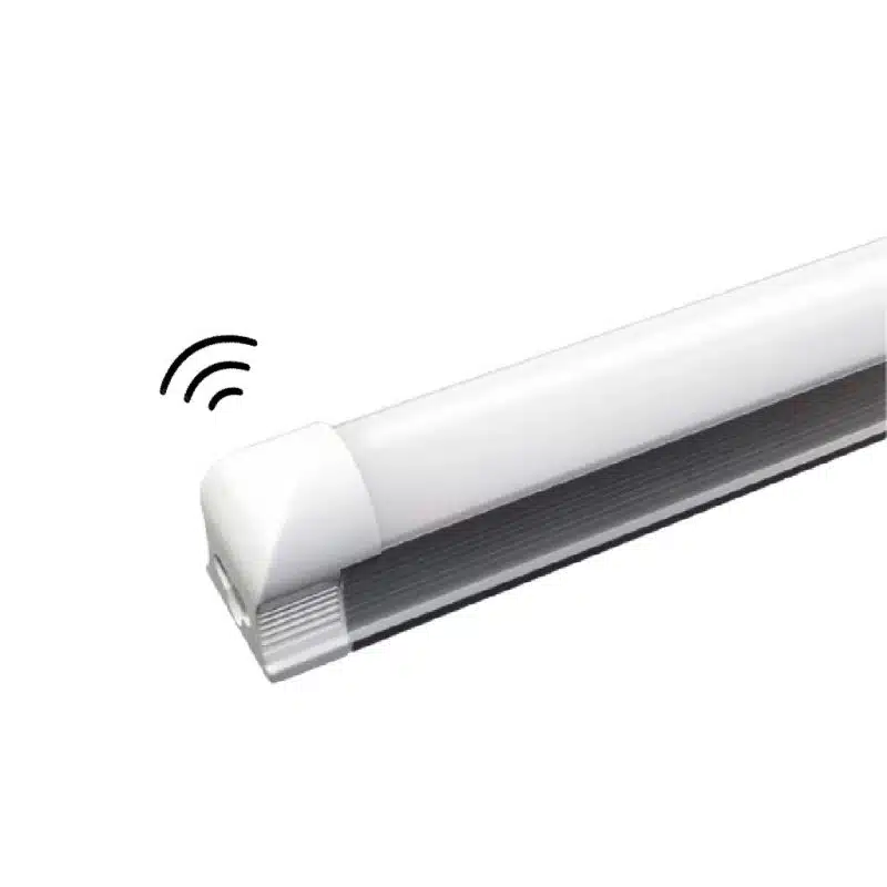 Tubo Led T8 Aluminio 120Cm 18W Con Sensor Y Base