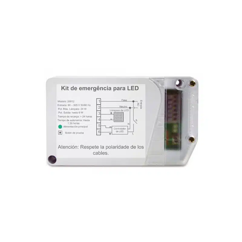 KIT DE EMERGENCIA HASTA 24W SEGURIMAX