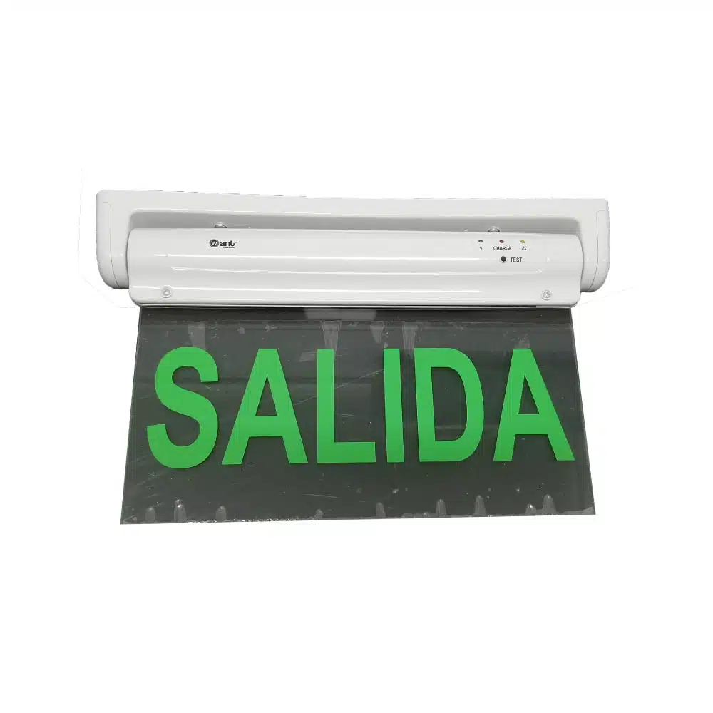 LETRERO DE SALIDA CERTIFICADO