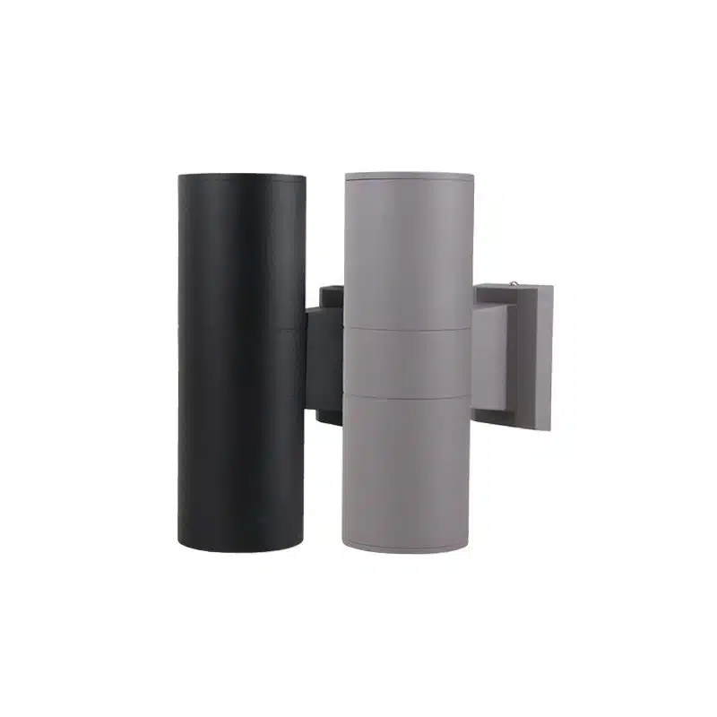 Aplique Muro Gris-Negro Bidireccional 2Xe27