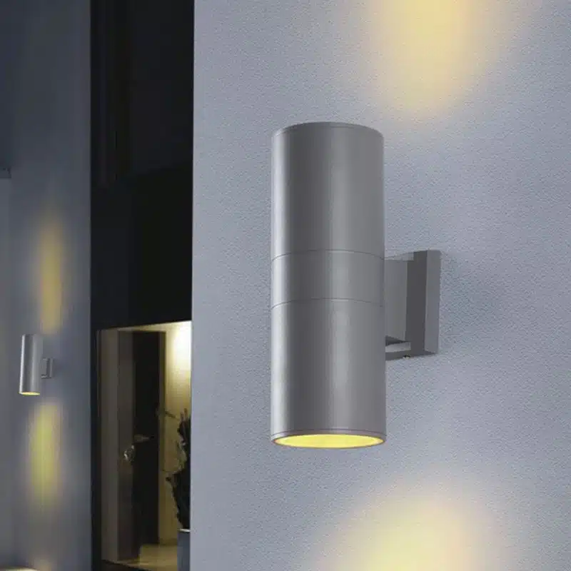 Aplique Muro Gris-Negro Bidireccional 2Xe27 - Imagen 2