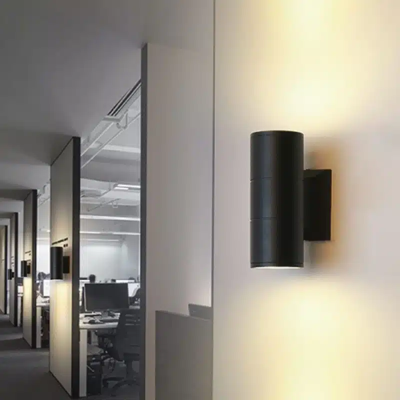 Aplique Muro Gris-Negro Bidireccional 2Xe27 - Imagen 3