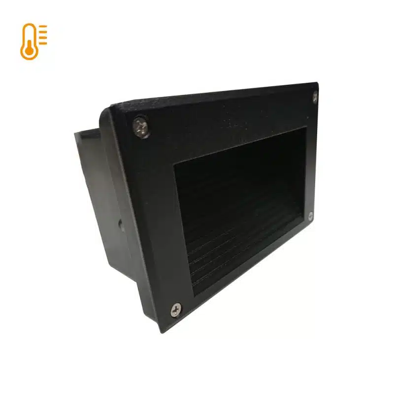 Foco Escalera Negro 4W Luz Cálida - Imagen 2