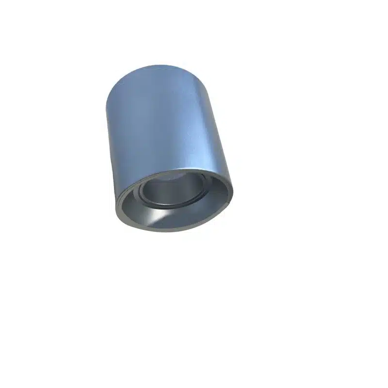 Base Sobrepuesta Cilíndrica Para Gu10 Plata - Imagen 2