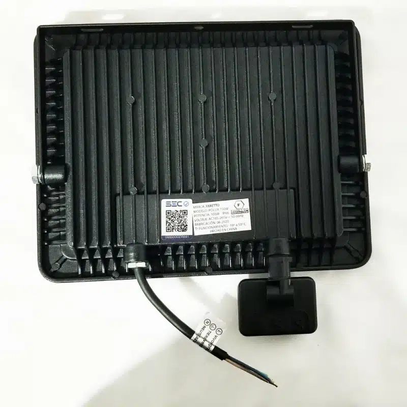 Proyector Polux 100W Con Sensor Luz Fría - Imagen 2