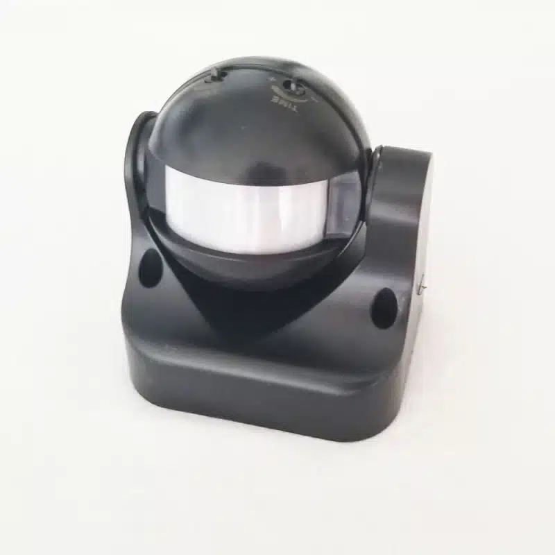 Sensor De Movimiento 180° Negro - Imagen 2