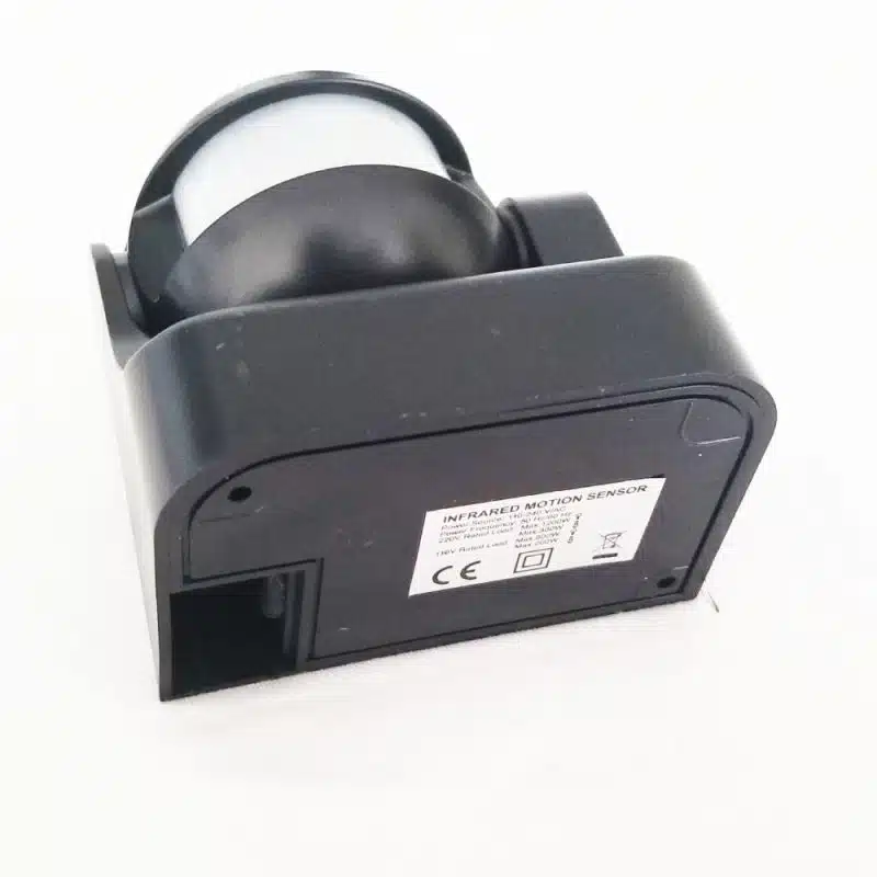 Sensor De Movimiento 180° Negro - Imagen 3