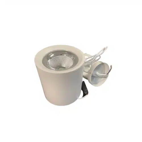 LÁMPARA COLGANTE REDONDA BLANCA 30W LUZ NEUTRA - Imagen 2