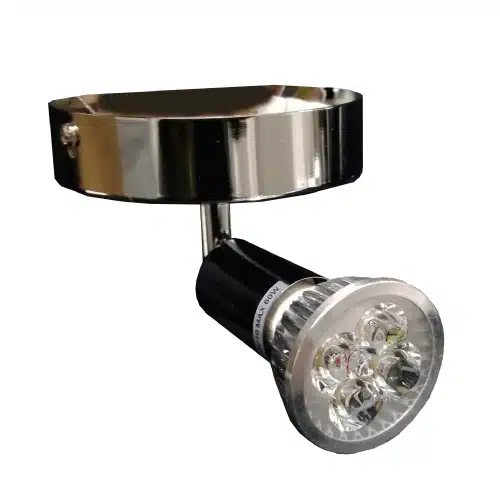 Aplique Base Redonda Aluminio 1Xgu10