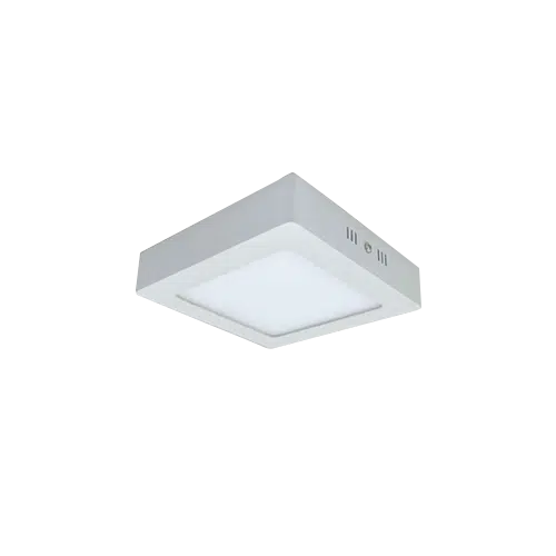 Plafón Sobrepuesto Cuadrado 24W Luz Fría Faretto