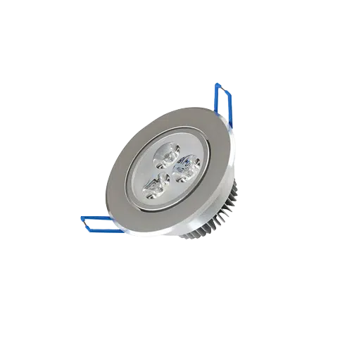 Embutido Bisel Aluminio 3W Luz Fría Dirigible