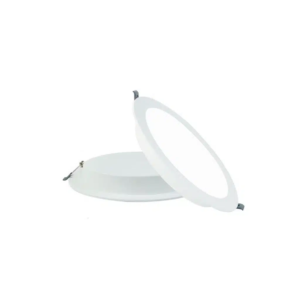 Plafón Embutido Redondo 18W Frío Económico