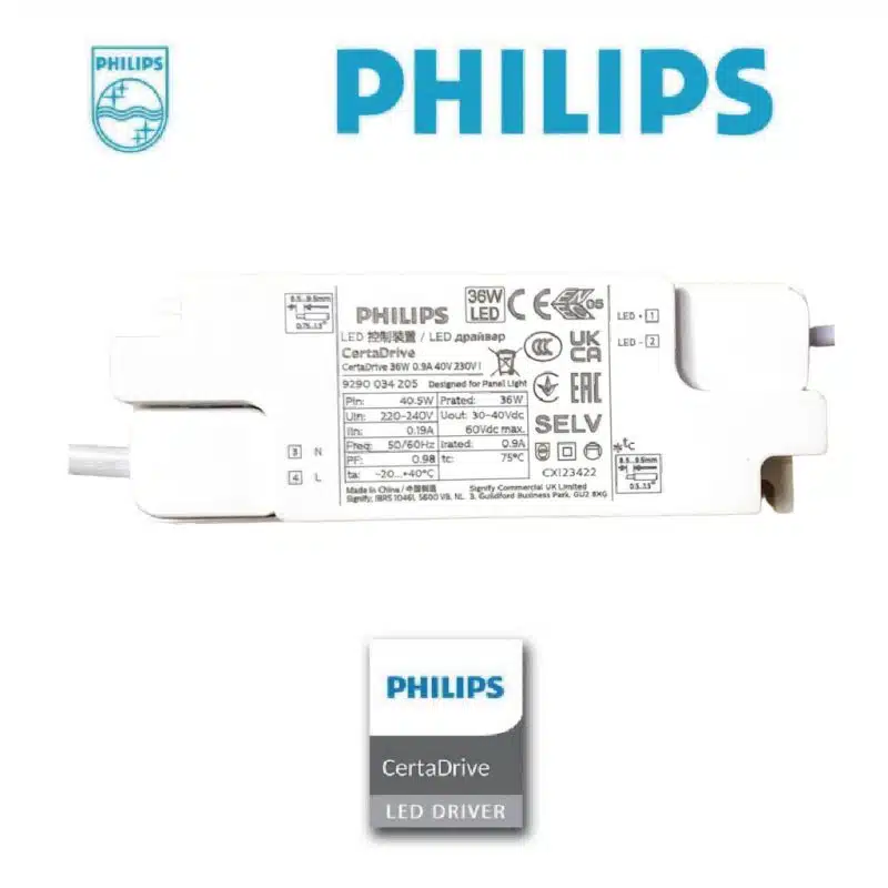 Panel Led 303X1203X35 36W 6000K Driver Philips - Imagen 3