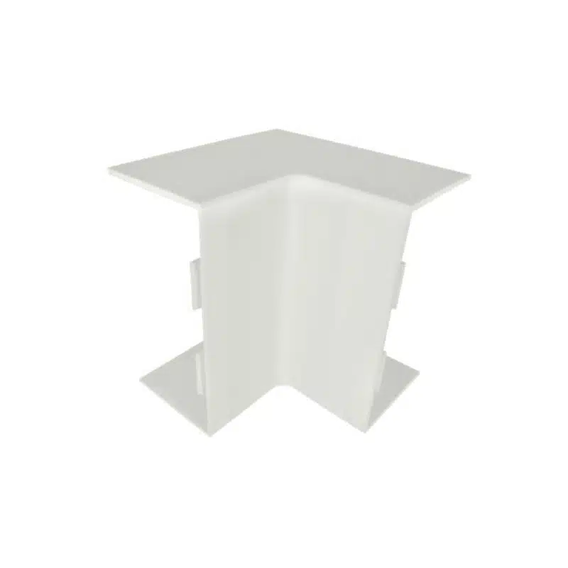 Angulo Interno 100 MM X 50 MM para canaleta PVC eléctrica de conducción de cables