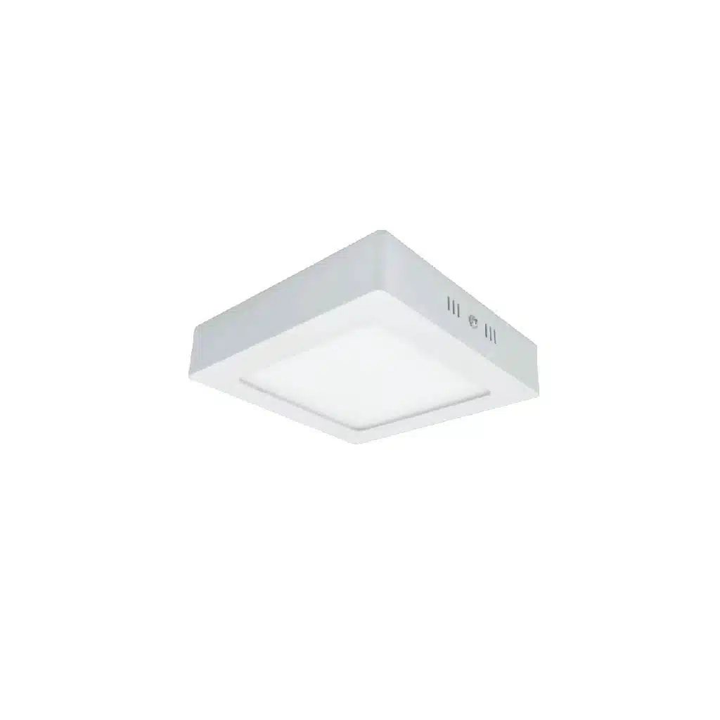 Plafón Sobrepuesto Cuadrado 18W Luz Neutro Faretto