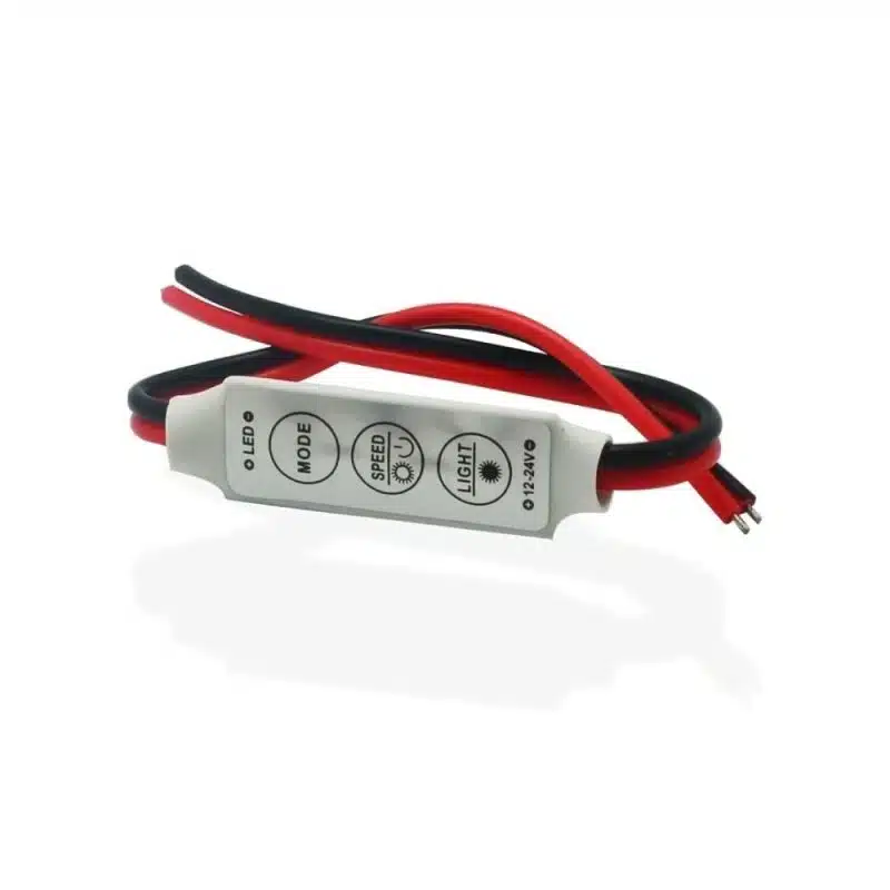 Controlador Cinta Led Cable Con Boton