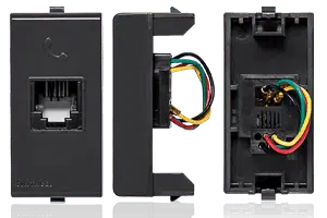 Toma Telefonica Rj11 Sinthesi 22 Noir