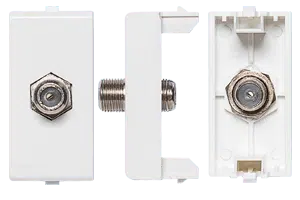 Toma Coaxial Tv Sat Sinthesi 22 Blanco