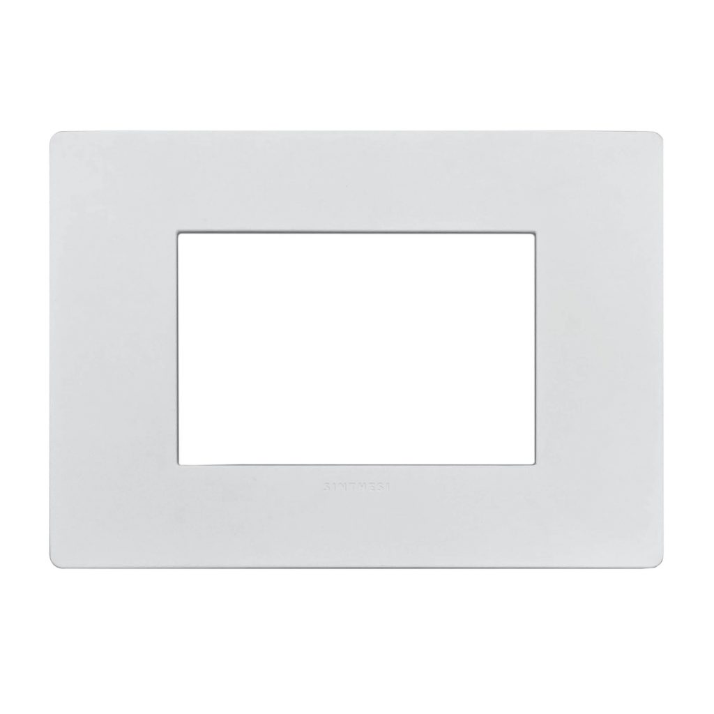 PLACA TRIPLE SINTHESI 33 BLANCO MATE