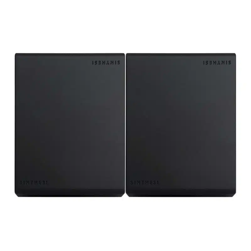 CONMUTADOR DOBLE 9/24 TECLON 1,5M 16A 250V~ SINTHESI S33 NOIR MATE