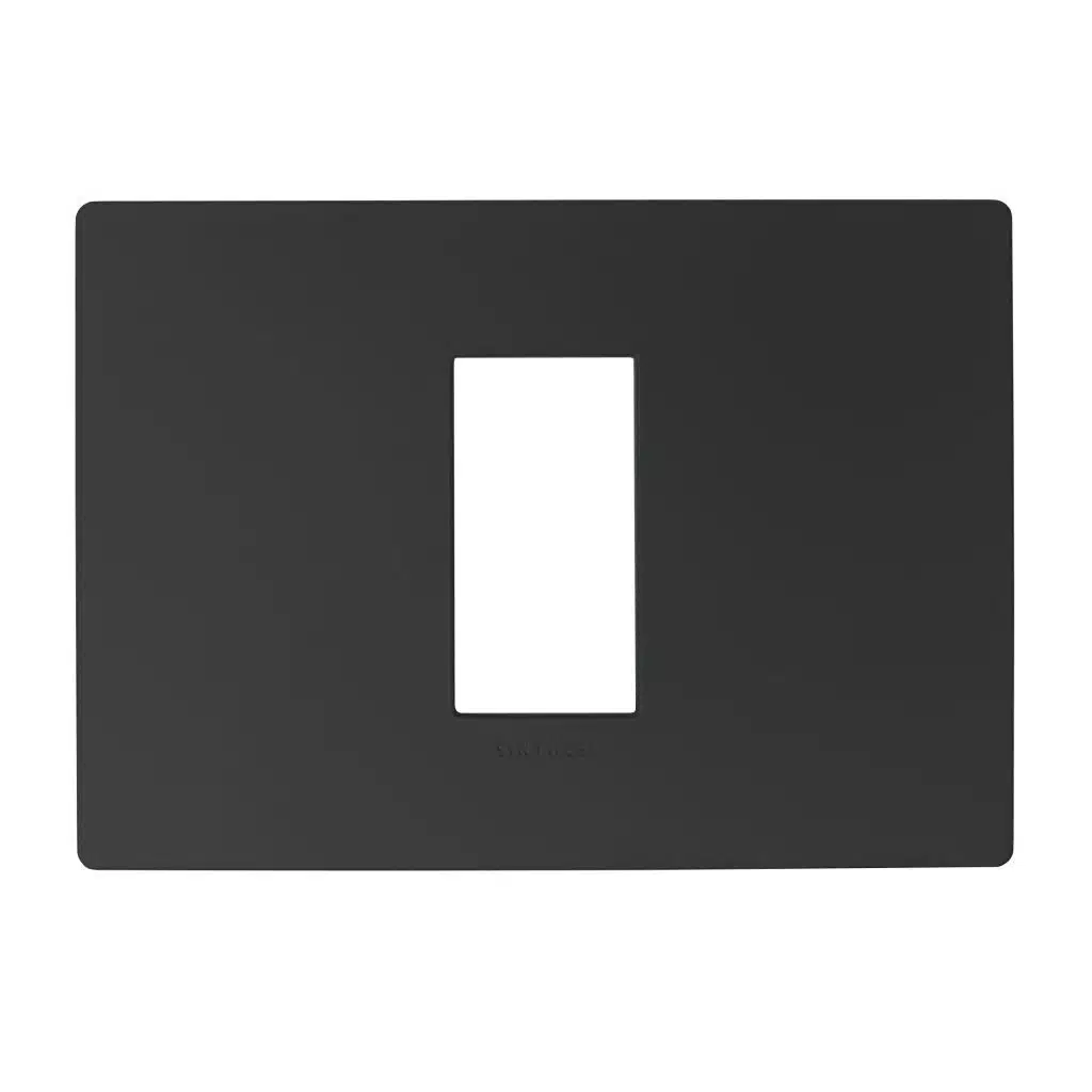 PLACA SIMPLE SINTHESI S33 NOIR MATE