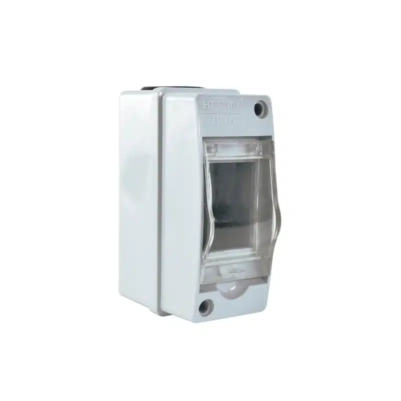 TABLERO SOBREPUESTO DE PVC, IP65, 2 POLOS