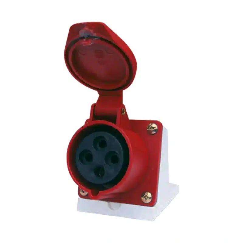 ENCHUFE INDUSTRIAL HEMBRA SOBREPUESTA IP44, 16A, 380V, 3P+N+T