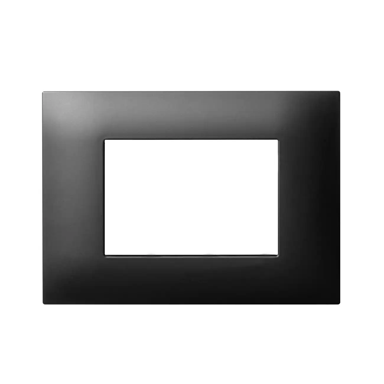 PLACA YOUNG ANTRACITA OPACO 3 MODULOS