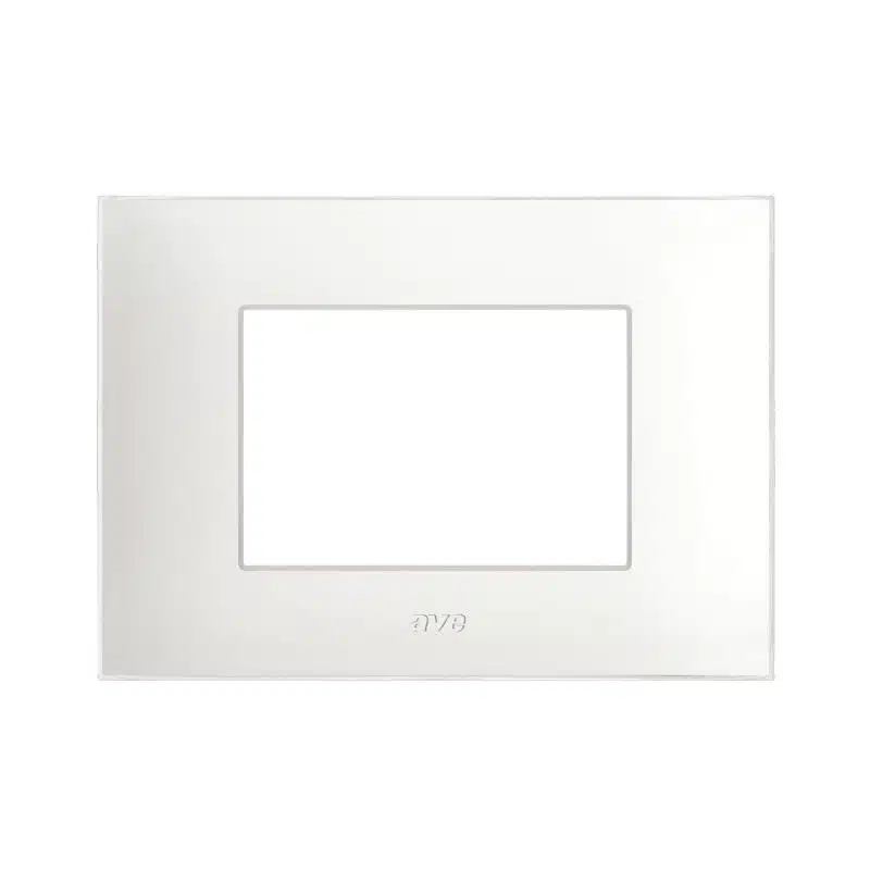 PLACA YOUNG BLANCO TOTAL 3 MODULOS