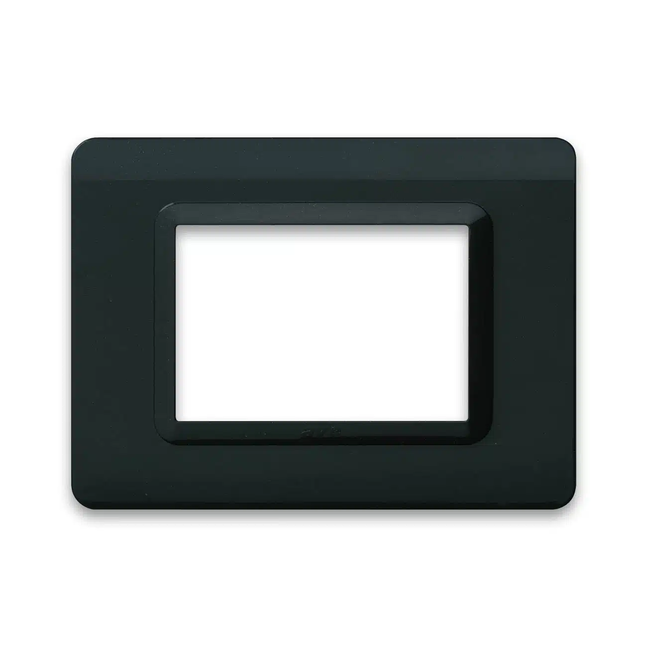 PLACA ANTRACITA OPACO 3 MODULOS TECNO