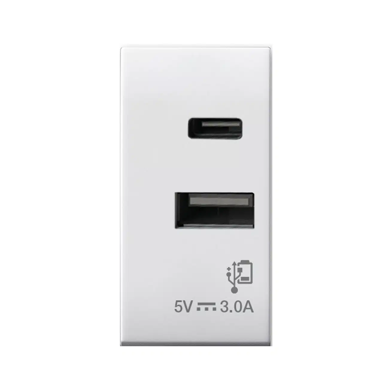 CARGADOR USB TIPO A+C 3 A BLANCO