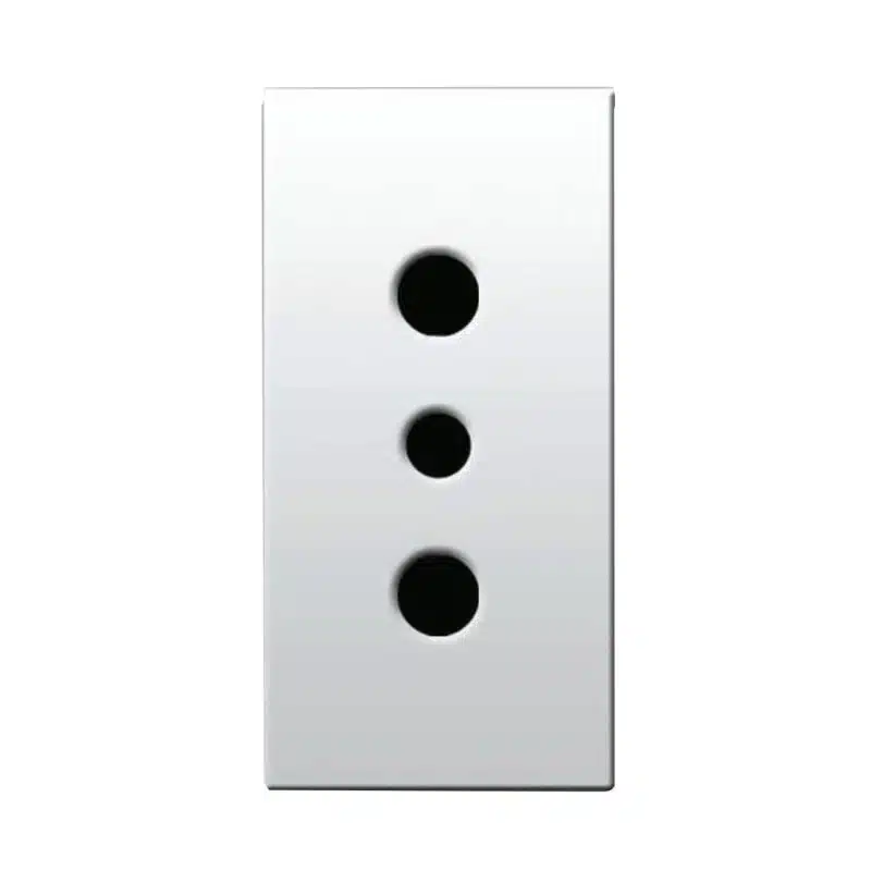 TOMACORRIENTE 10 A 1 MODULO BLANCO