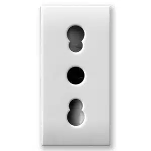 TOMACORRIENTE 10/16 A 1 MODULO BLANCO