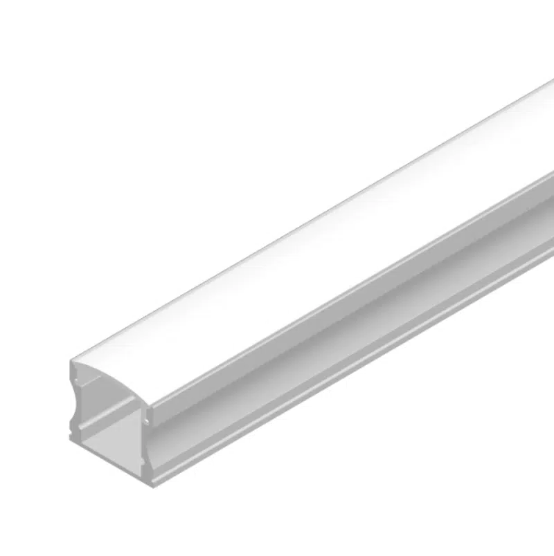 Perfil Aluminio Sobrepuesto Alto